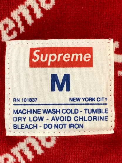 【中古品】【メンズ】 SUPREME シュプリーム VELOUR DIAGONAL LOGO ベロア ダイアガナル ロゴ トップス NR101837 149-260909-jt-06-min サイズ：M カラー：レッド 万代Net店