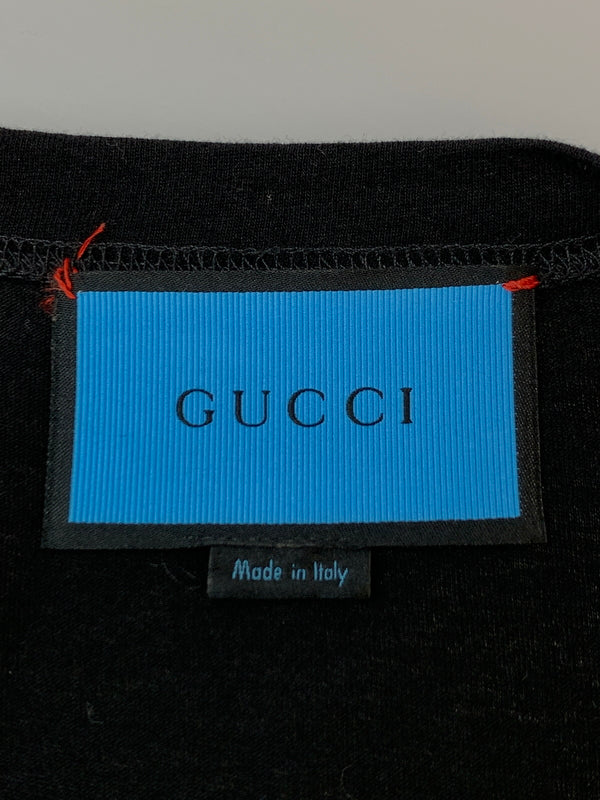 【中古品】【メンズ】 GUCCI グッチ 20017年 春夏モデル GHOST TEE ゴースト Tシャツ トップス 141-260909-jt-01-min サイズ：S カラー：ブラック 万代Net店
