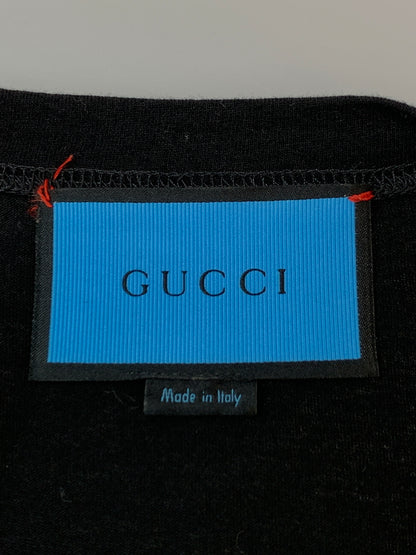 【中古品】【メンズ】 GUCCI グッチ 20017年 春夏モデル GHOST TEE ゴースト Tシャツ トップス 141-260909-jt-01-min サイズ：S カラー：ブラック 万代Net店