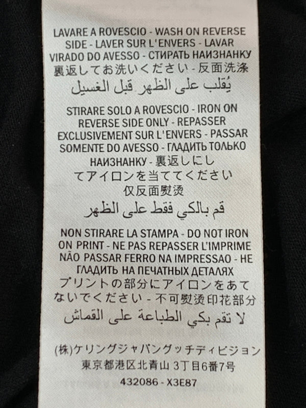 【中古品】【メンズ】 GUCCI グッチ 20017年 春夏モデル GHOST TEE ゴースト Tシャツ トップス 141-260909-jt-01-min サイズ：S カラー：ブラック 万代Net店