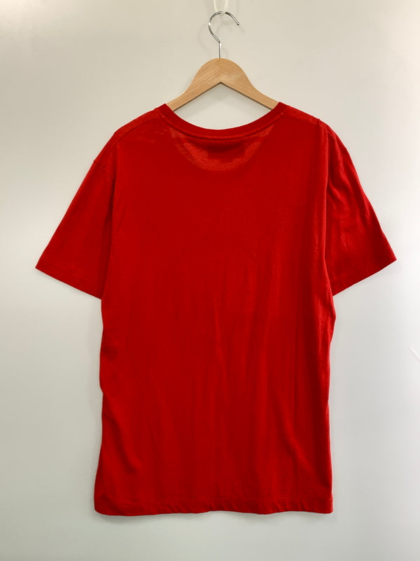 【中古品】【メンズ】 GUCCIグッチ 2017年 春夏 GHOST TEE ゴースト Tシャツ トップス 141-260909-jt-02-min サイズ：S カラー：レッド 万代Net店