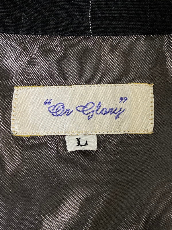 【中古品】【メンズ】 OR GLORY オアグローリー レーヨンシャツ トップス 140-260909-jt-28-min サイズ：L カラー：ブラック 万代Net店