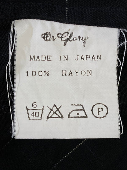 【中古品】【メンズ】 OR GLORY オアグローリー レーヨンシャツ トップス 140-260909-jt-28-min サイズ：L カラー：ブラック 万代Net店