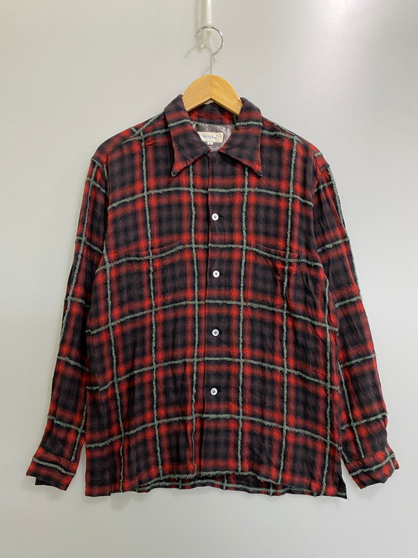 【中古品】【メンズ】 OR GLORY オアグローリー チェックシャツ トップス 140-260909-jt-29-min サイズ：L カラー：レッド チェック 万代Net店