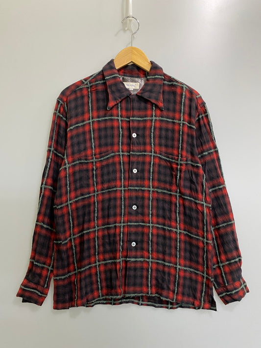 【中古品】【メンズ】 OR GLORY オアグローリー チェックシャツ トップス 140-260909-jt-29-min サイズ：L カラー：レッド チェック 万代Net店