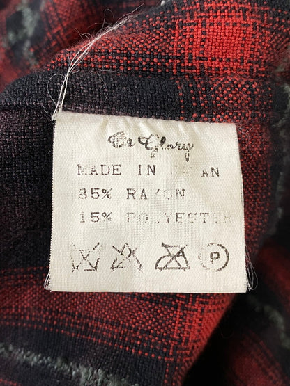 【中古品】【メンズ】 OR GLORY オアグローリー チェックシャツ トップス 140-260909-jt-29-min サイズ：L カラー：レッド チェック 万代Net店