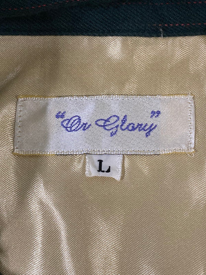 【現状渡し品】【メンズ】 OR GLORY オアグローリー カスリ柄シャツ トップス 140-260909-jt-30-min サイズ：L カラー：モスグリーン 万代Net店