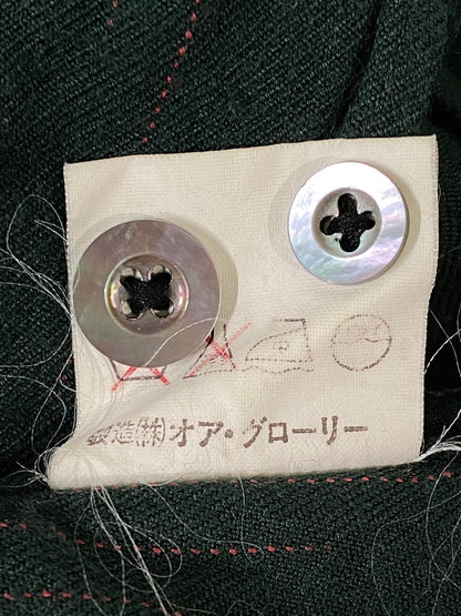 【現状渡し品】【メンズ】 OR GLORY オアグローリー カスリ柄シャツ トップス 140-260909-jt-30-min サイズ：L カラー：モスグリーン 万代Net店
