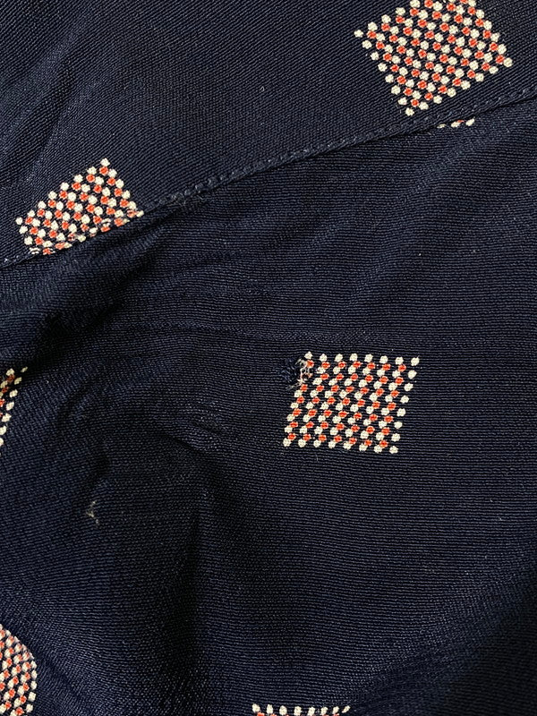 【中古品】【メンズ】 OR GLORY オアグローリー 総柄シャツ トップス 140-260909-jt-31-min サイズ：L カラー：ネイビー 万代Net店
