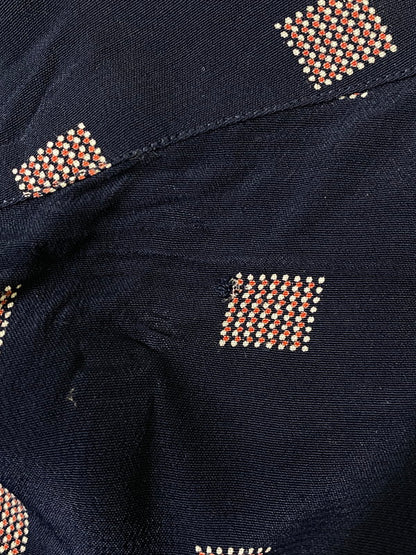 【中古品】【メンズ】 OR GLORY オアグローリー 総柄シャツ トップス 140-260909-jt-31-min サイズ：L カラー：ネイビー 万代Net店