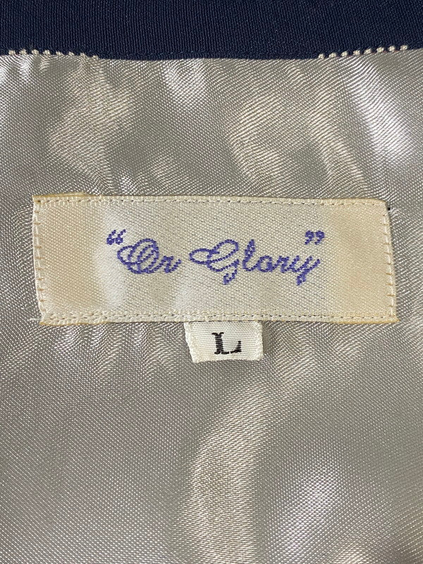 【中古品】【メンズ】 OR GLORY オアグローリー 総柄シャツ トップス 140-260909-jt-31-min サイズ：L カラー：ネイビー 万代Net店
