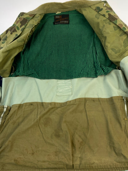 【現状渡し品】【メンズ】 SEARS シアーズ 60-70S HUNTING JACKET ハンティングジャケット ミリタリージャケット 迷彩 146-260910-ta-30-min サイズ：サイズ不明 カラー：マルチカラー 万代Net店