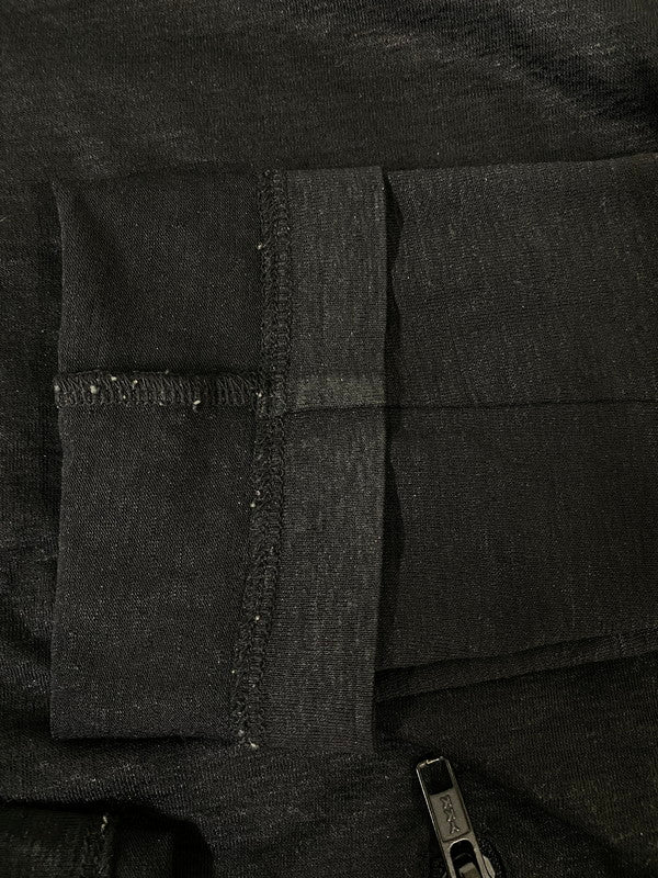 【中古品】【メンズ】 AGNES B. HOMME アニエスベー ZIP SHIRT ジップ シャツ トップス 141-260909-jt-32-min サイズ：T０ カラー：ブラック 万代Net店