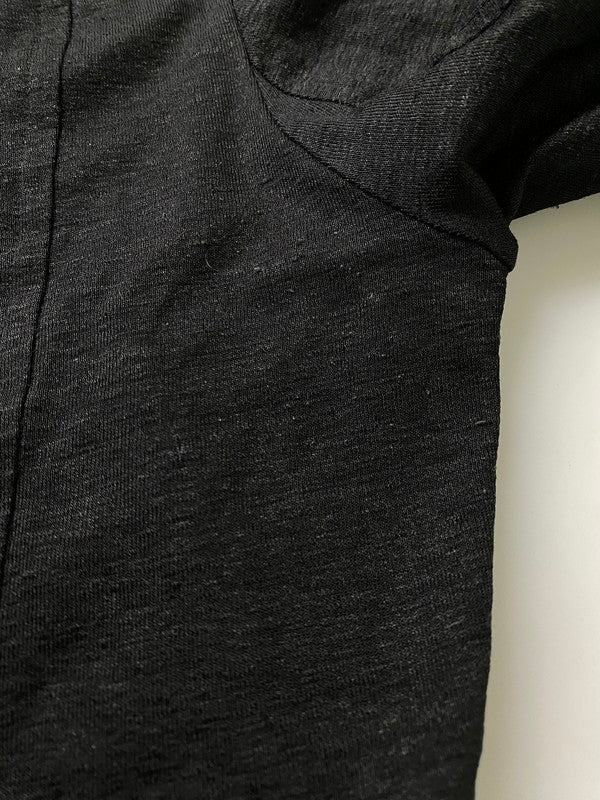 【中古品】【メンズ】 AGNES B. HOMME アニエスベー ZIP SHIRT ジップ シャツ トップス 141-260909-jt-32-min サイズ：T０ カラー：ブラック 万代Net店