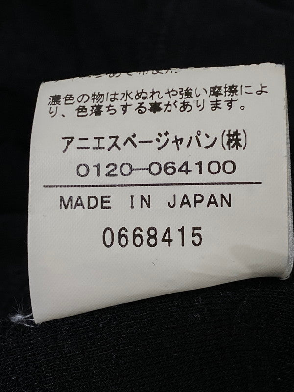 【中古品】【メンズ】 AGNES B. HOMME アニエスベー ZIP SHIRT ジップ シャツ トップス 141-260909-jt-32-min サイズ：T０ カラー：ブラック 万代Net店