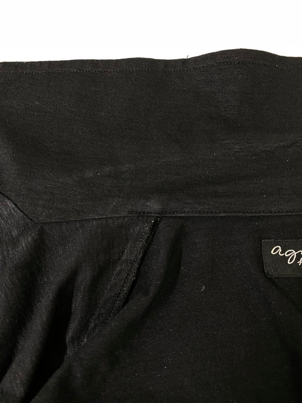 【中古品】【メンズ】 AGNES B. HOMME アニエスベー ZIP SHIRT ジップ シャツ トップス 141-260909-jt-32-min サイズ：T０ カラー：ブラック 万代Net店