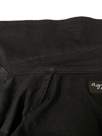 【中古品】【メンズ】 AGNES B. HOMME アニエスベー ZIP SHIRT ジップ シャツ トップス 141-260909-jt-32-min サイズ：T０ カラー：ブラック 万代Net店
