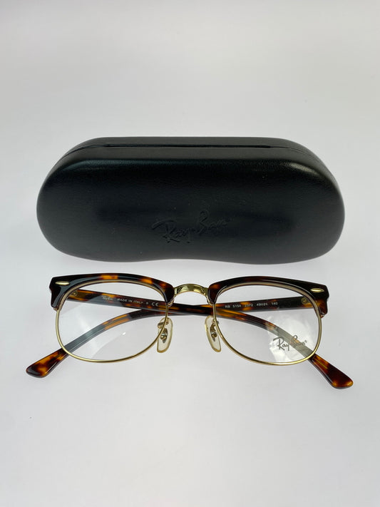 【中古品】【メンズ/レディース】 RAY-BAN レイバン クラブマスター RB5154 49□21-140 メガネ 眼鏡 203-260911-em-21-min カラー：リッシュ ダークハバナ 万代Net店