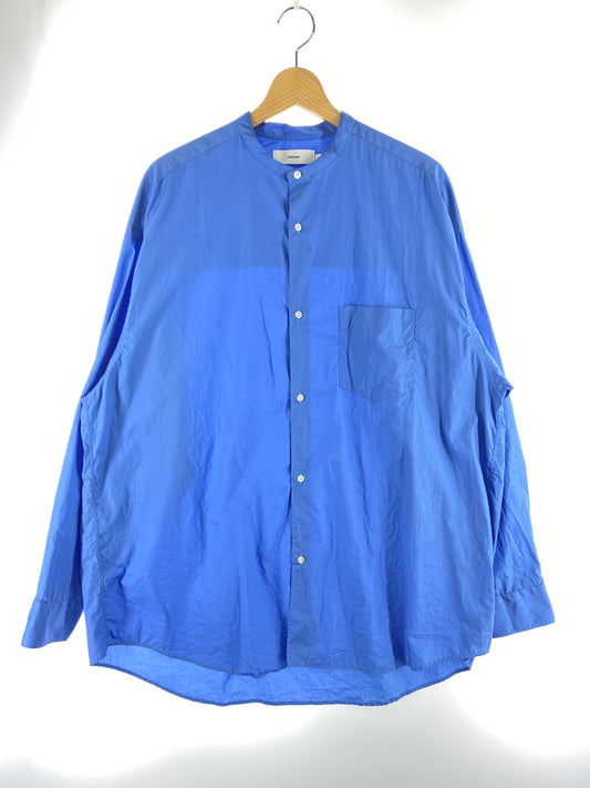 【中古品】【メンズ】 GRAPHPAPER グラフペーパー GM254-50019B BROAD L S OVERSIZED BAND COLLAR SHIRT オーバーサイズバンドカラーシャツ LSシャツ 長袖シャツ 140-260910-ta-17-min サイズ：1 カラー：ブルー系 万代Net店