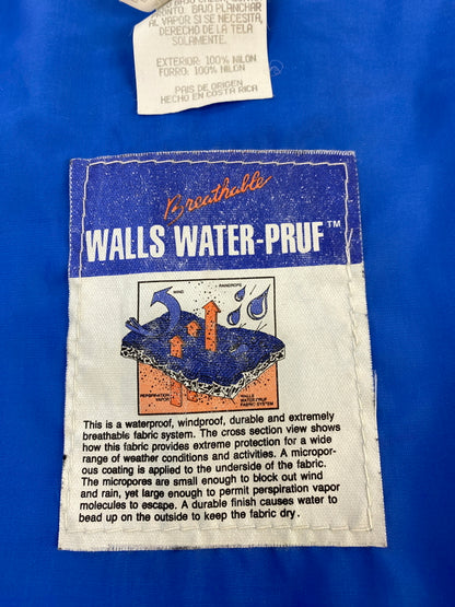 【ジャンク品】【メンズ】 WALLS ウォールズ WATER-PRUF NYLON JACKET ナイロンジャケット アウター 146-260912-hu-66-min サイズ：L カラー：ブルー 万代Net店