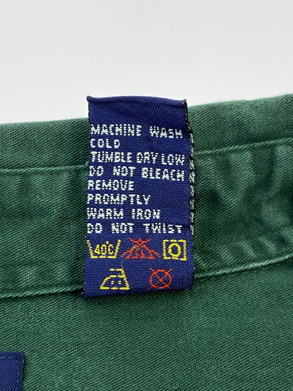 【中古品】【メンズ】 OLD GAP オールドギャップ COTTON SHIRT コットンシャツ 長袖 ロングスリーブ 146-260912-hu-67-min サイズ：M カラー：グリーン 万代Net店