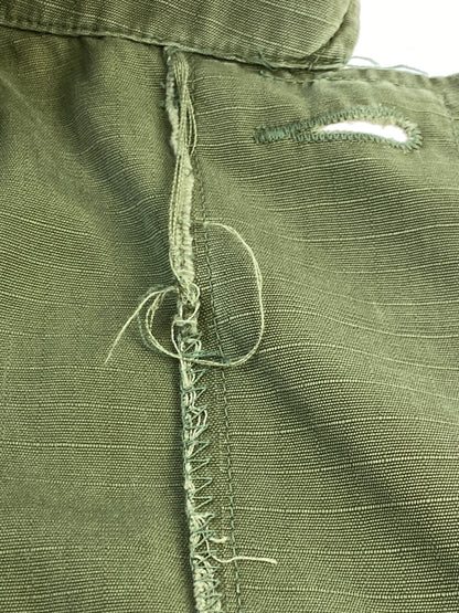 【現状渡し品】【メンズ】 US ARMY ユーエス アーミー 60S 4TH JUNGLE FATIGUE SS JACKET 60年代 ジャングル ファティーグ ショートスリーブ ジャケット 半袖 シャツ 146-260912-hu-65-min サイズ：M カラー：カーキグリーン系 万代Net店