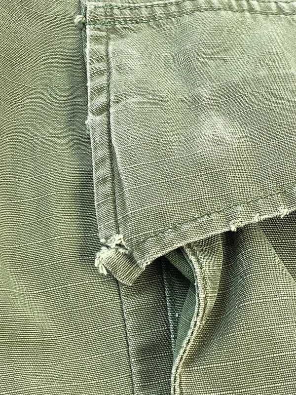 【現状渡し品】【メンズ】 US ARMY ユーエス アーミー 60S 4TH JUNGLE FATIGUE SS JACKET 60年代 ジャングル ファティーグ ショートスリーブ ジャケット 半袖 シャツ 146-260912-hu-65-min サイズ：M カラー：カーキグリーン系 万代Net店