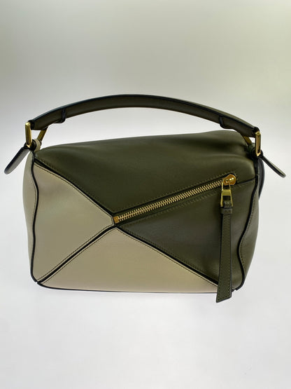 【中古品】【レディース】 LOEWE ロエベ バイカラー パズルバッグ スモール バッグ ハンドバッグ カバン 180-260911-em-38-min カラー：マルチカラー 万代Net店