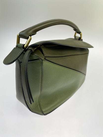 【中古品】【レディース】 LOEWE ロエベ バイカラー パズルバッグ スモール バッグ ハンドバッグ カバン 180-260911-em-38-min カラー：マルチカラー 万代Net店