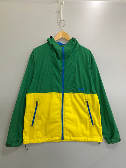 【中古品】【メンズ】 THE NORTH FACE ザ ノースフェイス COMPACT JACKET NP16970 コンパクト ジャケット アウター 144-260909-jt-39-min サイズ：L カラー：イエロー/グリーン 万代Net店