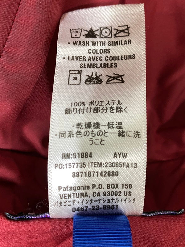 【中古品】【メンズ】 PATAGONIA パタゴニア 23065FA13 FLEECE JACKET フリース ジャケット アウター 170-260909-jt-41-min サイズ：XS カラー：レッド系 万代Net店