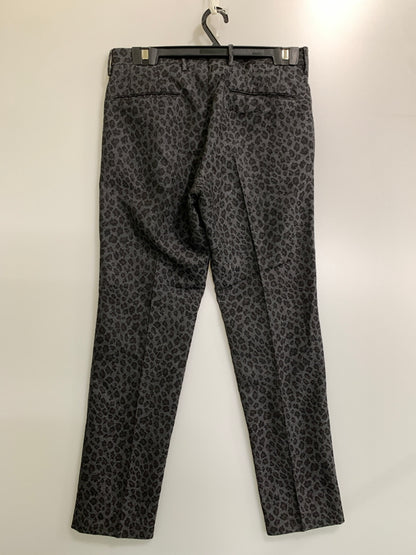 【中古品】【メンズ】 PT01 ピーティーゼロウーノ PREPPY FIT LEOPARD SLACKS レッピー フィット レオパード スラックス パンツ ボトムス 152-260912-hu-05-min サイズ：46 カラー：グレー/ブラック（ヒョウ柄） 万代Net店