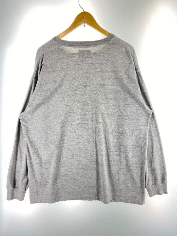 【中古品】【メンズ】 THE NORTH FACE PURPLE LABEL ザノースフェイスパープルレーベル NT3260N PRINT L S TEE プリントTシャツ 長袖Tシャツ 144-260910-ta-24-min サイズ：XL カラー：グレー 万代Net店