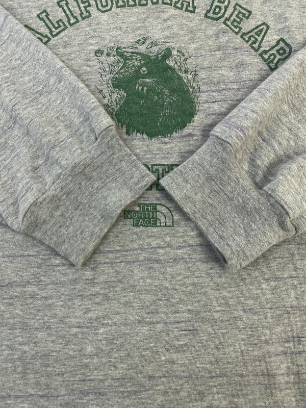 【中古品】【メンズ】 THE NORTH FACE PURPLE LABEL ザノースフェイスパープルレーベル NT3260N PRINT L S TEE プリントTシャツ 長袖Tシャツ 144-260910-ta-24-min サイズ：XL カラー：グレー 万代Net店