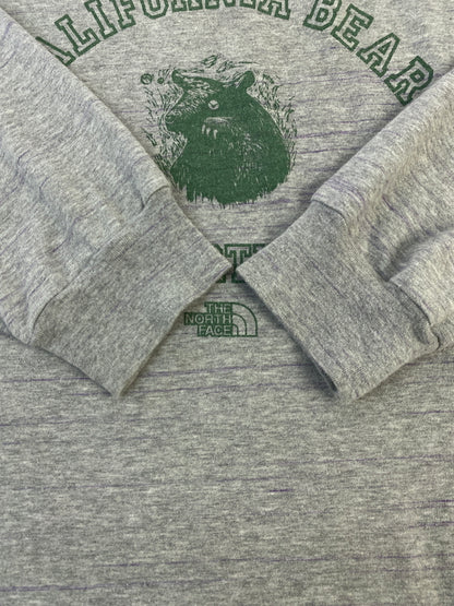 【中古品】【メンズ】 THE NORTH FACE PURPLE LABEL ザノースフェイスパープルレーベル NT3260N PRINT L S TEE プリントTシャツ 長袖Tシャツ 144-260910-ta-24-min サイズ：XL カラー：グレー 万代Net店