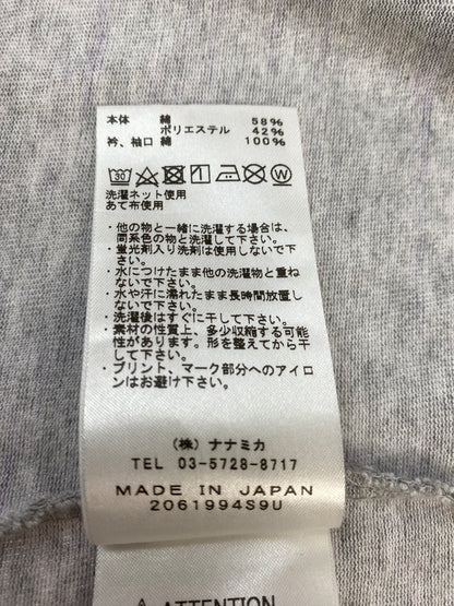 【中古品】【メンズ】 THE NORTH FACE PURPLE LABEL ザノースフェイスパープルレーベル NT3260N PRINT L S TEE プリントTシャツ 長袖Tシャツ 144-260910-ta-24-min サイズ：XL カラー：グレー 万代Net店