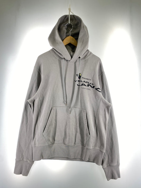 【中古品】【メンズ】 HELMUT LANG×PZTODAY ヘルムートラング ピーゼット・トゥデイ MAP HOODIE マップフーディ パーカー 141-260910-ta-20-min サイズ：L カラー：グレー 万代Net店