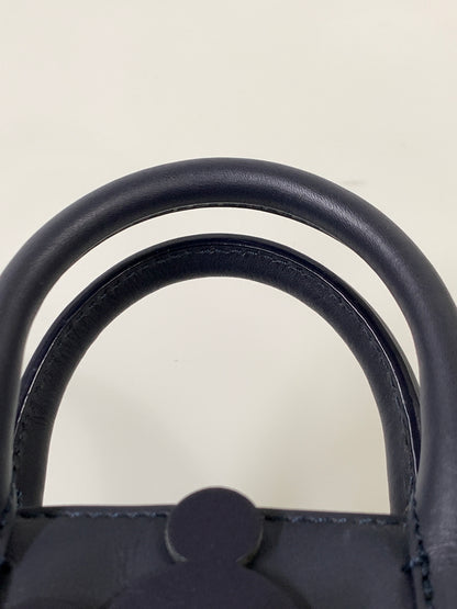 【中古品】【レディース】 ANYA HINDMARCH アニヤ・ハインドマーチ HAND BAG ハンドバッグ レディース ミニ カバン 鞄 ショルダーバッグ 188-260913-em-17-min カラー：ネイビー 万代Net店