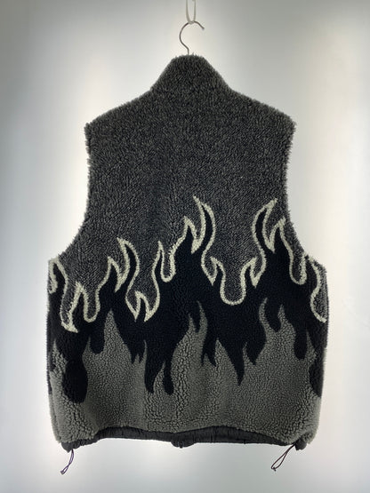 【中古品】【メンズ】 RADIALL ラディアル FLAMES ZIP UP VEST RAD-23AW-JK005 フレイムス ジップアップ ベスト リバーシブル ナイロンベスト 142-260910-ta-21-min サイズ：XL カラー：マルチカラー 万代Net店