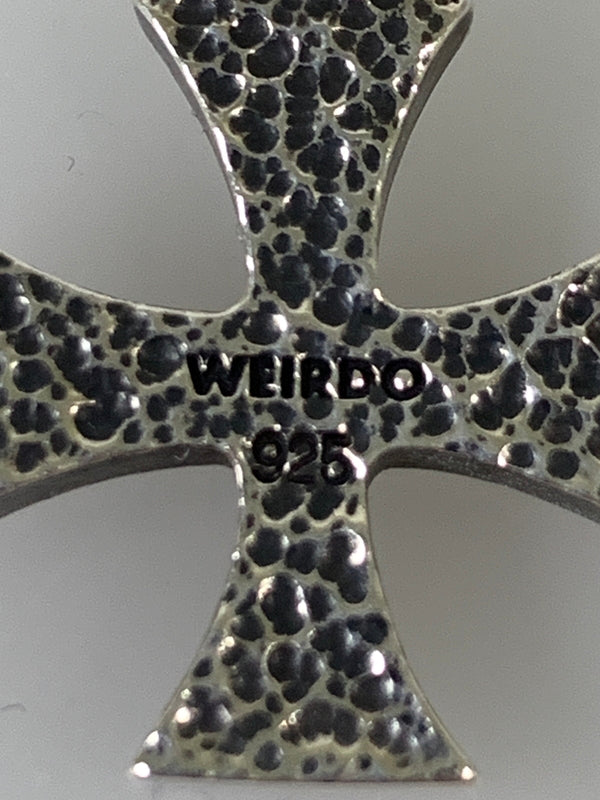 【中古品】【メンズ/レディース】 WEIRDO ウィアード アイアンクロスペンダントトップ SV925 シルバー925 鉄十字 アクセサリー ジュエリー 192-260913-em-09-min カラー：シルバー 万代Net店