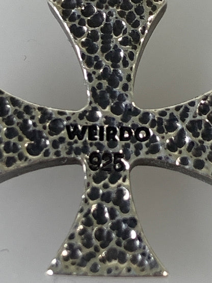 【中古品】【メンズ/レディース】 WEIRDO ウィアード アイアンクロスペンダントトップ SV925 シルバー925 鉄十字 アクセサリー ジュエリー 192-260913-em-09-min カラー：シルバー 万代Net店