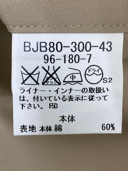 【中古品】【メンズ】 BURBERRY バーバリー LINER COAT BJB80-300-43 ライナー付きコート トレンチコート アウター 141-260910-jt-02-min サイズ：96-180-7 カラー：ベージュ 万代Net店