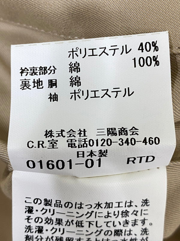 【中古品】【メンズ】 BURBERRY バーバリー LINER COAT BJB80-300-43 ライナー付きコート トレンチコート アウター 141-260910-jt-02-min サイズ：96-180-7 カラー：ベージュ 万代Net店