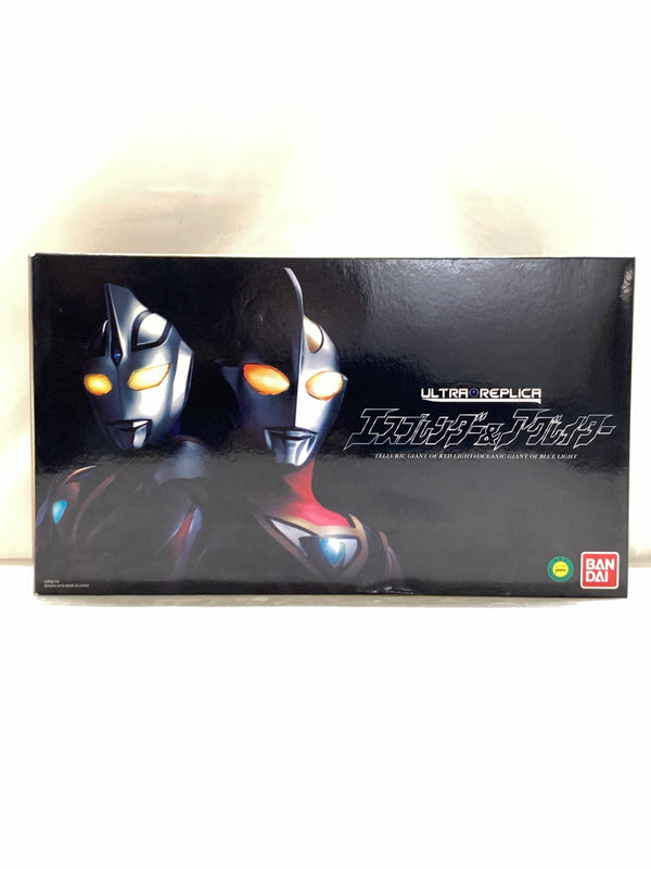 【現状渡し品】 ULTRA REPLICA エスプレンダー＆アグレイターセット ウルトラマンガイア 変身 なりきり 特撮 バンダイ 044-260918-em-27-min 万代Net店