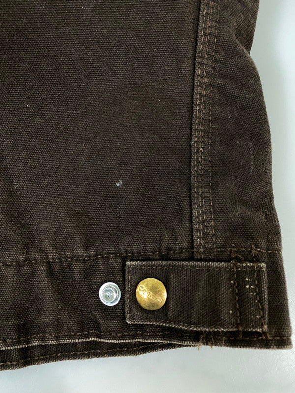 【中古品】【メンズ】 CARHARTT カーハート メキシコ製 DETROIT JACKET デトロイト ジャケット アウター 146-260910-jt-03-min サイズ：3XL カラー：ダークブラウン 万代Net店