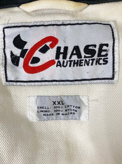 【中古品】【メンズ】 CHASE AUTHENTICS チェイス オーセンティック 00S INTERSTATE BATTERIES RACING JACKET インターステート バッテリーズ レーシング ジャケット アウター 146-260910-hu-12-min サイズ：XXL カラー：ホワイト/グリーン/ブラック 万代Net店