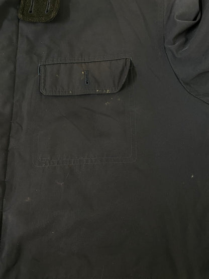 【中古品】【メンズ】 L.L.BEAN エルエルビーン 90S ポリエステルシェルハーフコート 90年代 ヴィンテージ アウター 146-260910-hu-02-min サイズ：L カラー：ネイビー 万代Net店