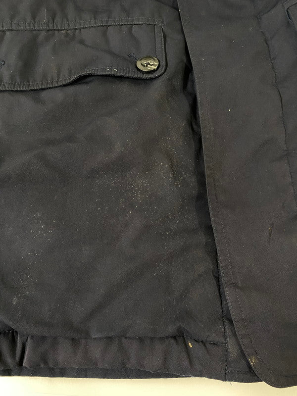 【中古品】【メンズ】 L.L.BEAN エルエルビーン 90S ポリエステルシェルハーフコート 90年代 ヴィンテージ アウター 146-260910-hu-02-min サイズ：L カラー：ネイビー 万代Net店