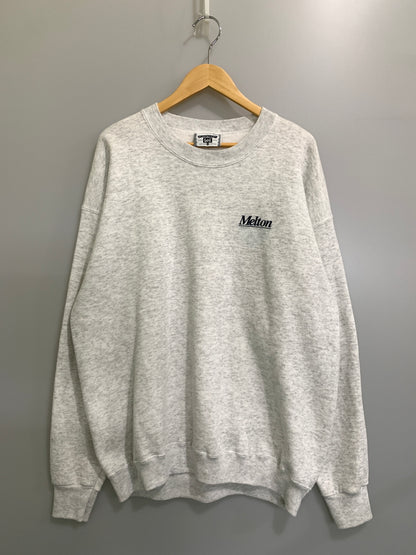 【中古品】【メンズ】 LEE リー 90S MELTON LS SWEAT SHIRT 90年代 メルトン ロング スリーブ スウェット シャツ トレーナー トップス 146-260922-hu-49-min サイズ：XL カラー：ライトグレー 万代Net店