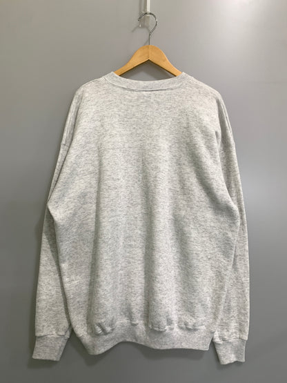 【中古品】【メンズ】 LEE リー 90S MELTON LS SWEAT SHIRT 90年代 メルトン ロング スリーブ スウェット シャツ トレーナー トップス 146-260922-hu-49-min サイズ：XL カラー：ライトグレー 万代Net店